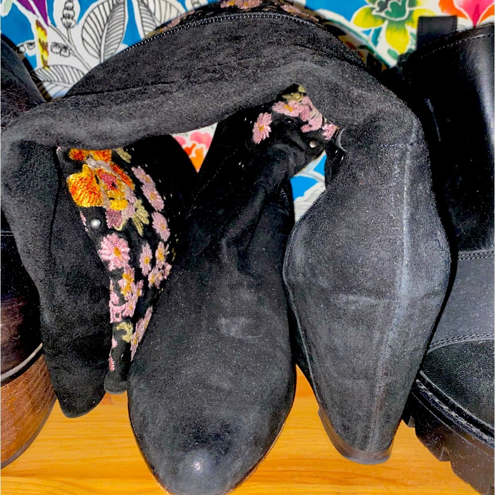 Free People embroidered boots